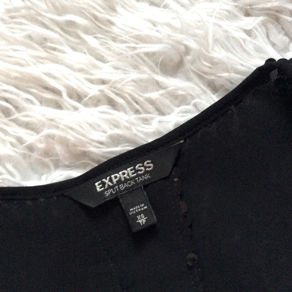 Express Sequin Split Back Tank Top - image 6